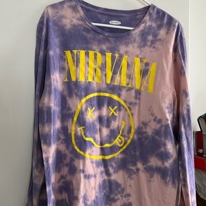 Long sleeve tie dye